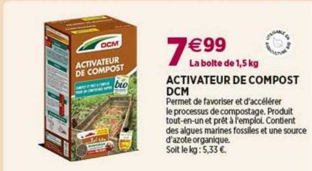 activateur de compost dcm
