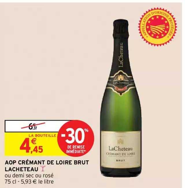Aop Crémant De Loire Brut Lacheteau