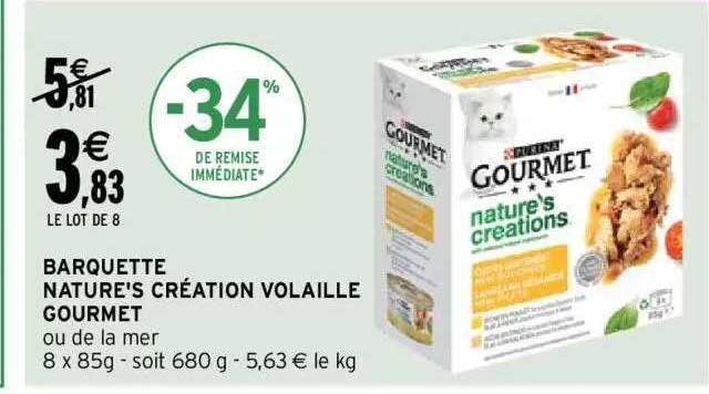 Barquette Nature's Création Volaille Gourmet