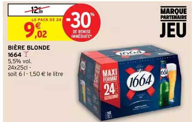 Bière Blonde 1664