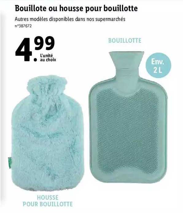 bouillote ou housse pour bouillotte