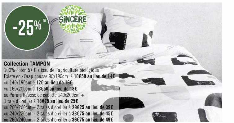 collection tampon sincère