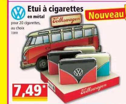étui à Cigarettes En Métal