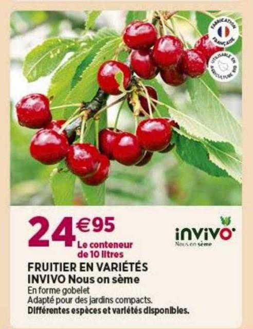 fruitier en variétés invivo nous on sème