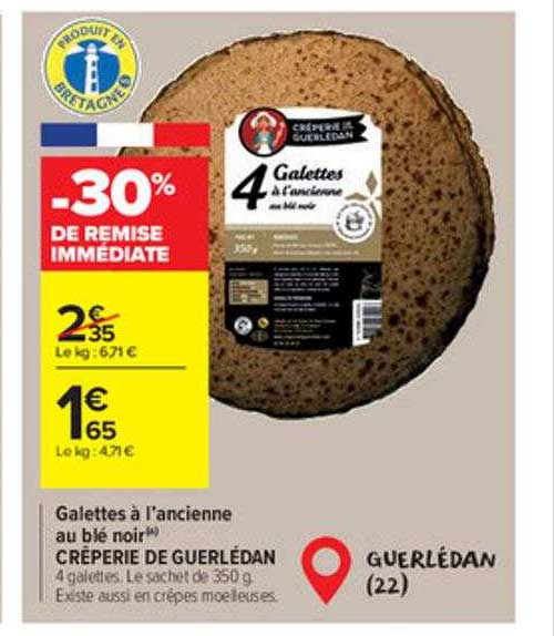 galettes à l'ancienne au blé noir crêperie de guerlédan