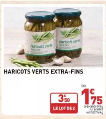 haricots verts extra-fins