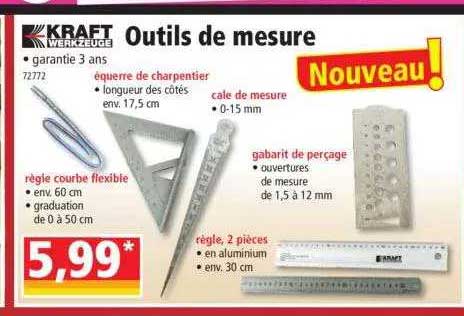 outils de mesure kraft werkzeuge