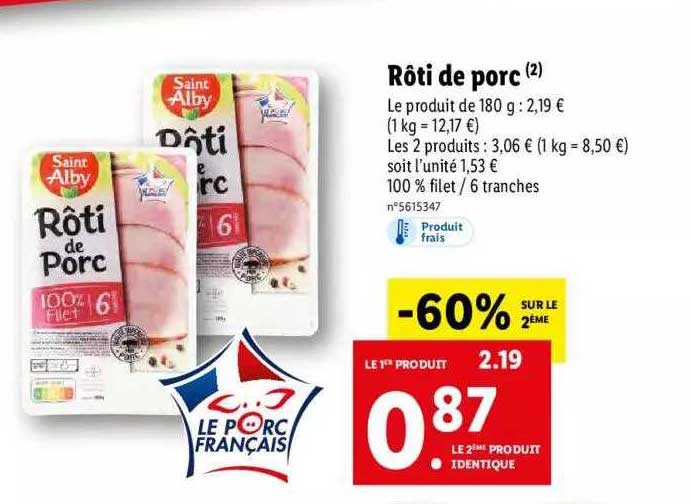 rôti de porc saint alby