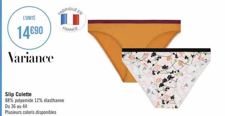 Slip Colette Variance