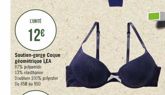 soutien-gorge coque géométrique lea