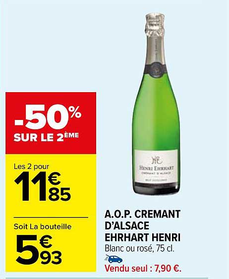 a.o.p. crémant d'alsace ehrhart henri