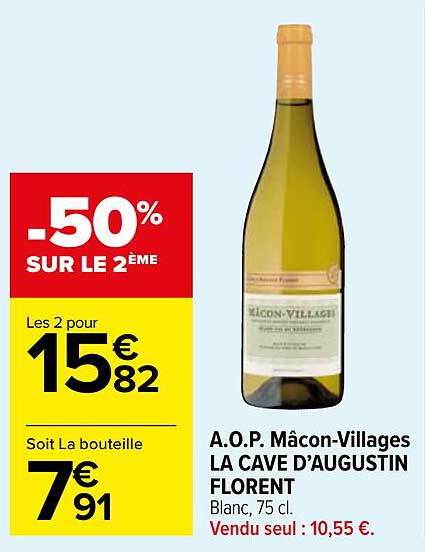 a.o.p. mâcon-villages la cave d'augustin florent