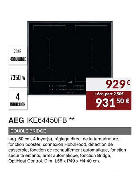 Aeg Ike64450fb Double Bridge