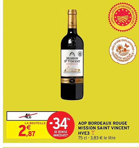 aop bordeaux rouge mission saint vincent hve3