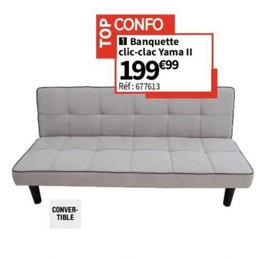 banquette clic-clac yama II