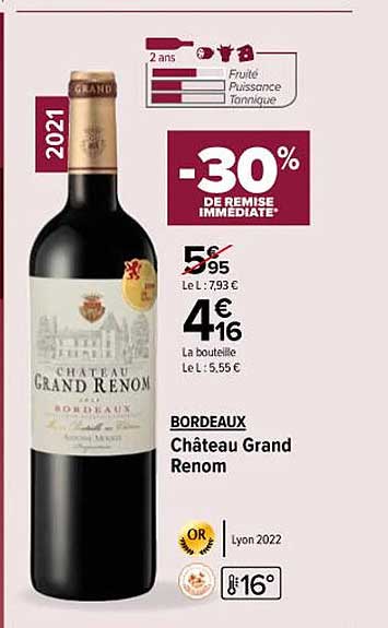 Bordeaux Château Grand Renom