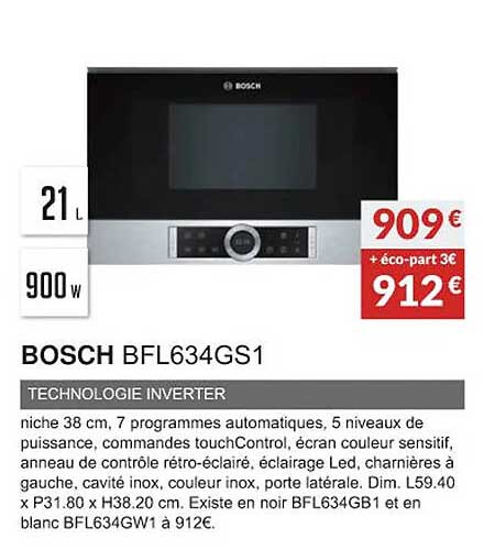 bosch bfl634gs1 technologie inverter