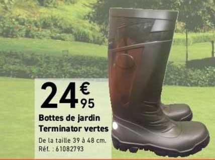 Bottes De Jardin Terminator Vertes
