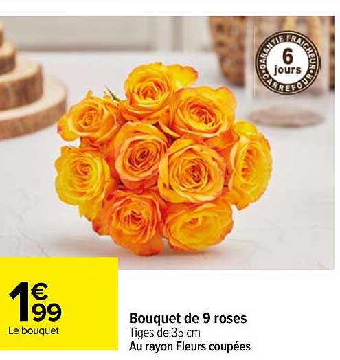 Bouquet De 9 Roses