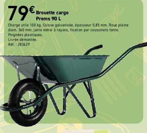 brouette cargo prems 90l