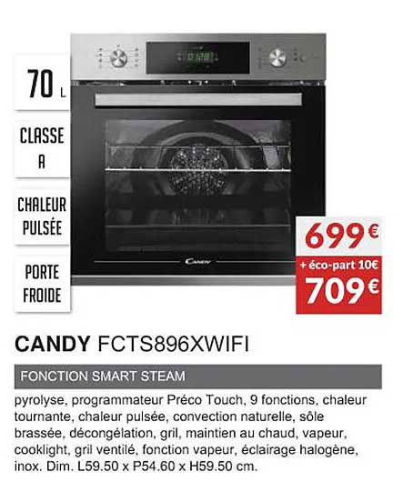 Cady Fcts896xwifi Fonction Smart Steam