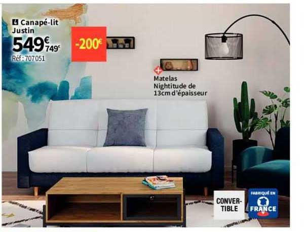 canapé-lit justin