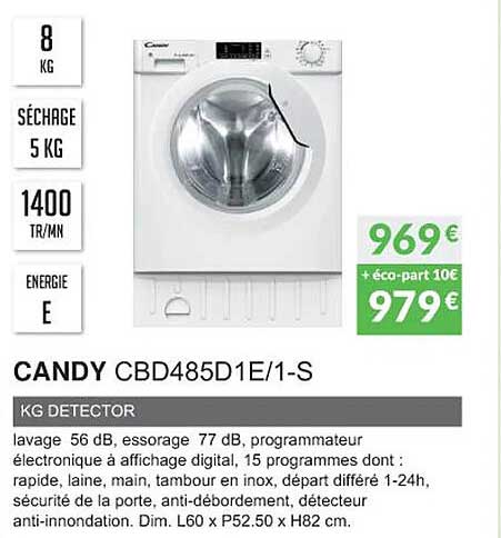 Candy Cbd485d 1e 1-s Kg Detector
