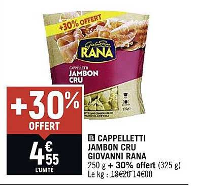 cappelletti jambon cru giovanni rana