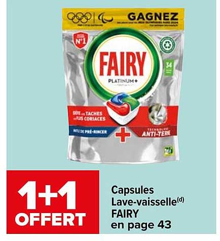capsules lave-vaisselle fairy