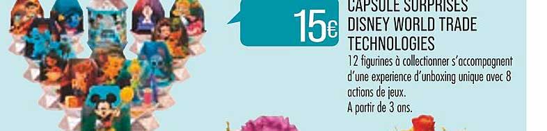 capsules surprises disney world trade technologies