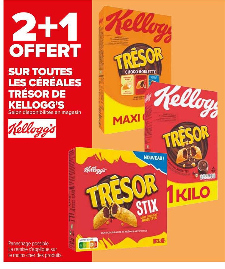 Céréales Trésor De Kellogg's
