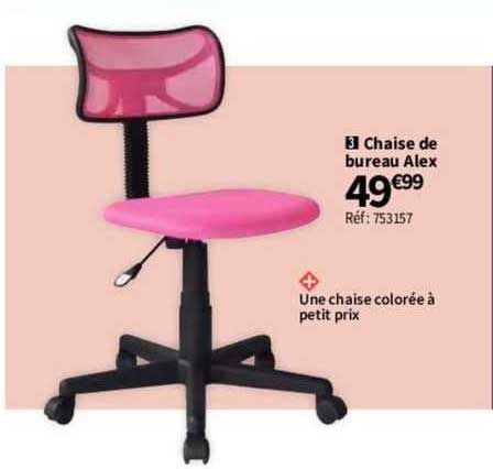 chaise de bureau alex