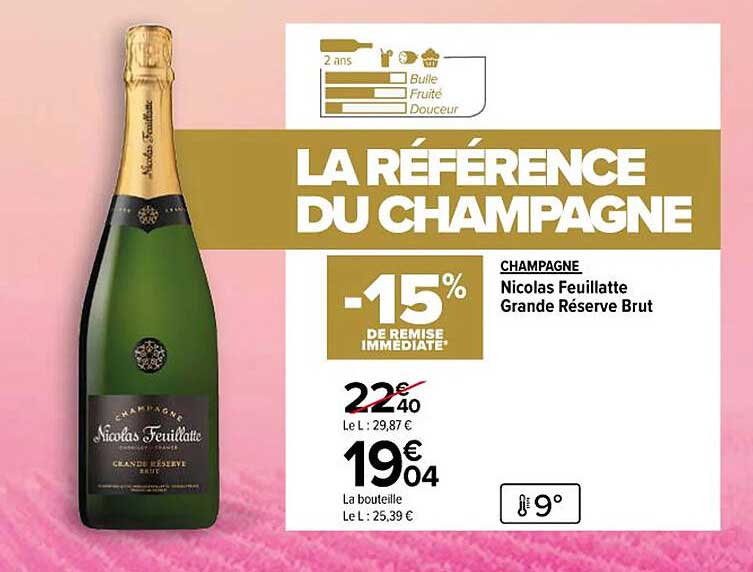 champagne nicolas feuillatte grande réserve brut