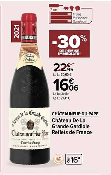 châteauneuf-du-pape château de la grande gardiole reflets de france