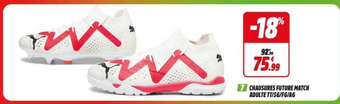 chaussures future match adulte tt/sg/fg/ag puma