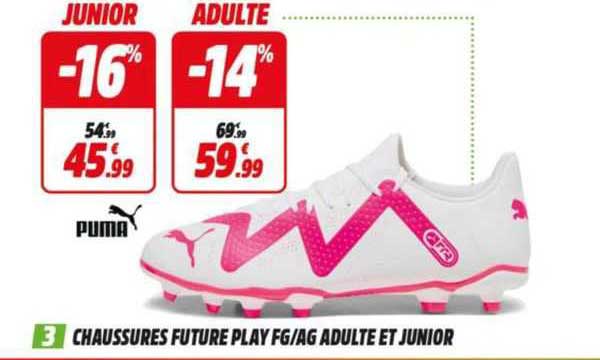 chaussures future play fg/ag adulte et junior puma