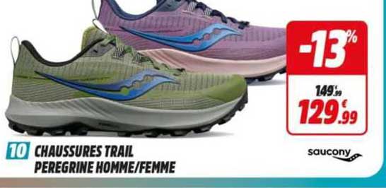 chaussures trail peregrine homme/femme saucony