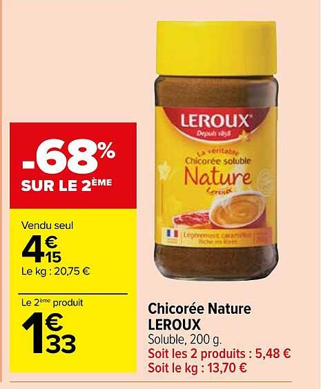 Chicorée Nature Leroux