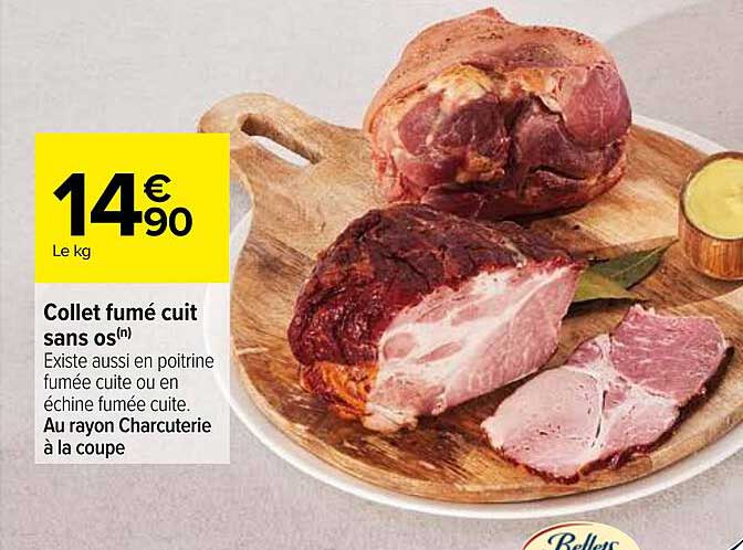 collet fumé cuit sans os