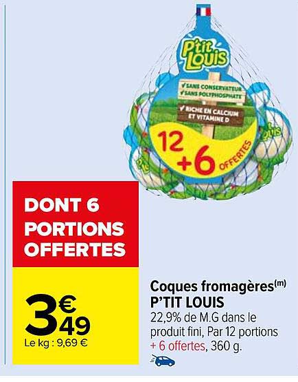coques fromagères p'tit louis
