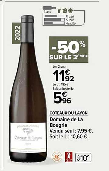 côteaux-du-layon domaine de la bougrie