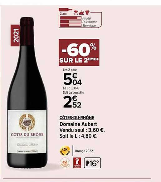 côtes-du-rhône domaine aubert