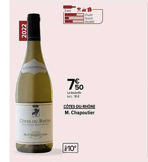 côtes-du-rhône m.chapoutier