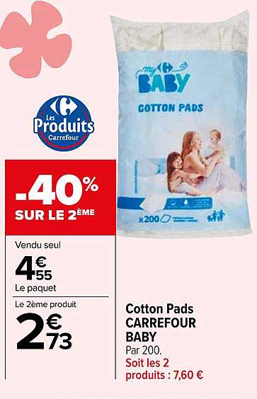 cotton pads carrefour baby