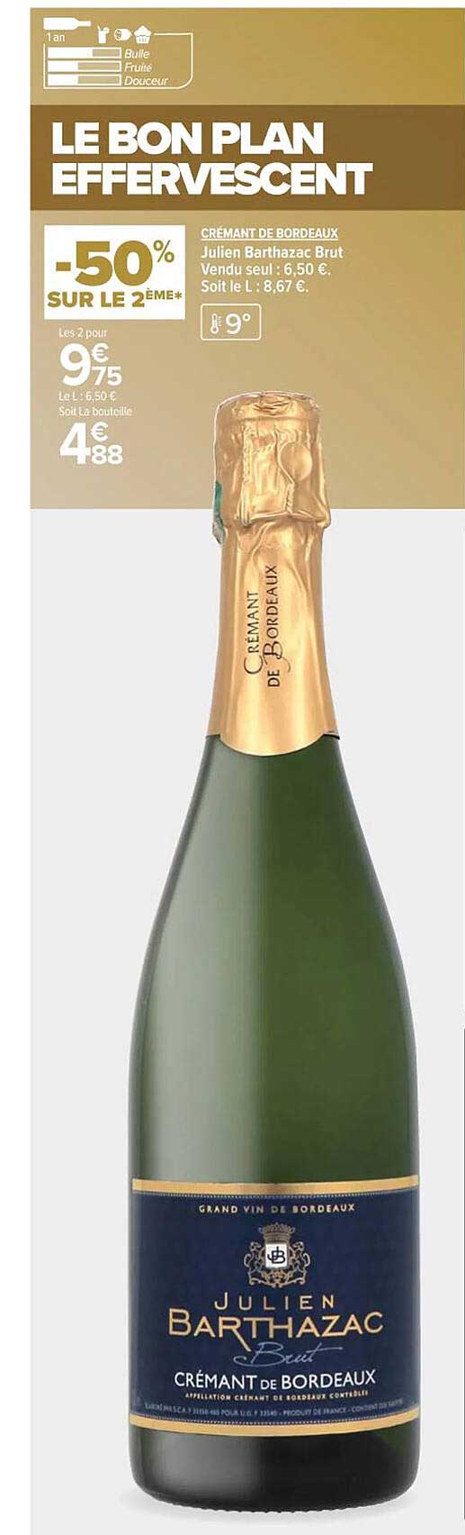 Crémant De Bordeaux Julien Barthazac Brut