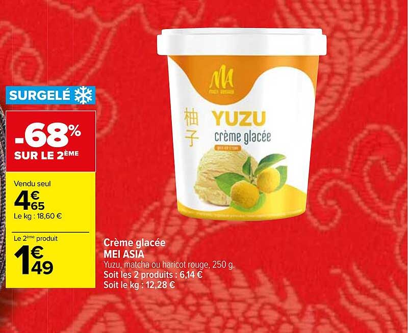 crème glacée mei asia