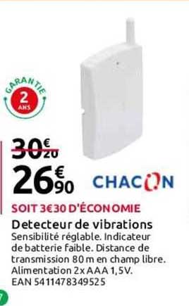 détecteur de vibrations chacon