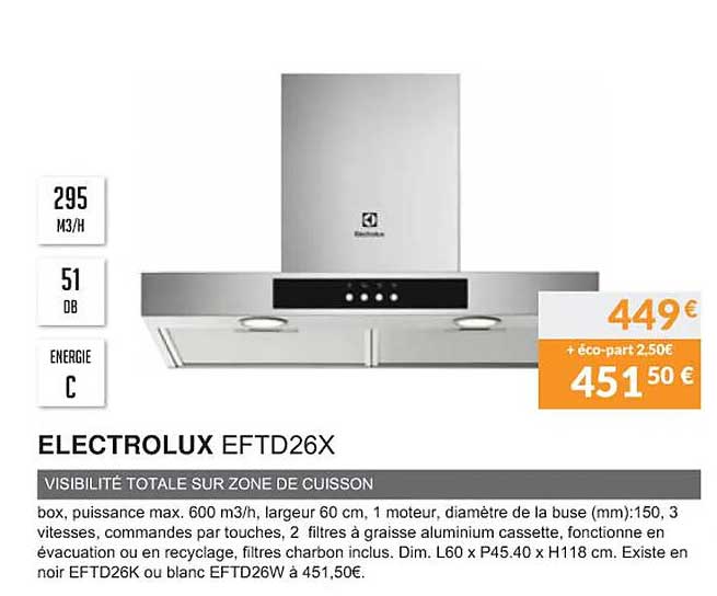 electrolux eftd26x