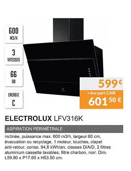 electrolux lfv316k aspiration périmètrale