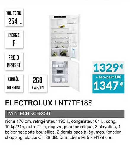 electrolux lnt7tf18s twintech nofrost
